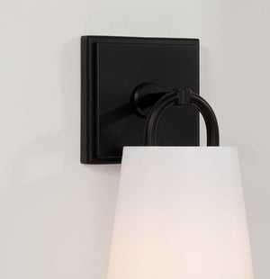Capital Lighting 649411MB Brody 1 Light Sconce Matte Black