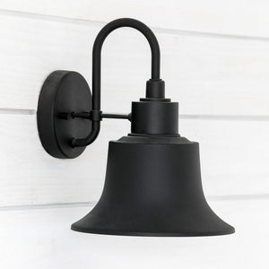 Capital Lighting 926311BK Brock 1 Light Outdoor Wall Lantern Black
