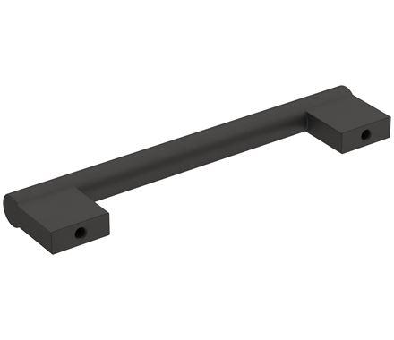 Amerock Cabinet Pull Matte Black 5-1/16 inch (128 mm) Center-to-Center Versa 1 Pack Drawer Pull Cabinet Handle Cabinet Hardware