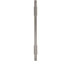 Amerock Cabinet Pull Polished Chrome/Black Chrome 5-1/16 inch (128 mm) Center to Center Urbanite 1 Pack Drawer Pull Drawer Handle Cabinet Hardware