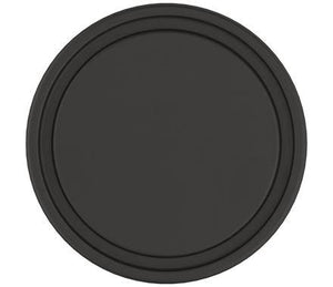 Amerock Cabinet Knob Matte Black 1-3/8 inch (35 mm) Diameter Destine 1 Pack Drawer Knob Cabinet Hardware