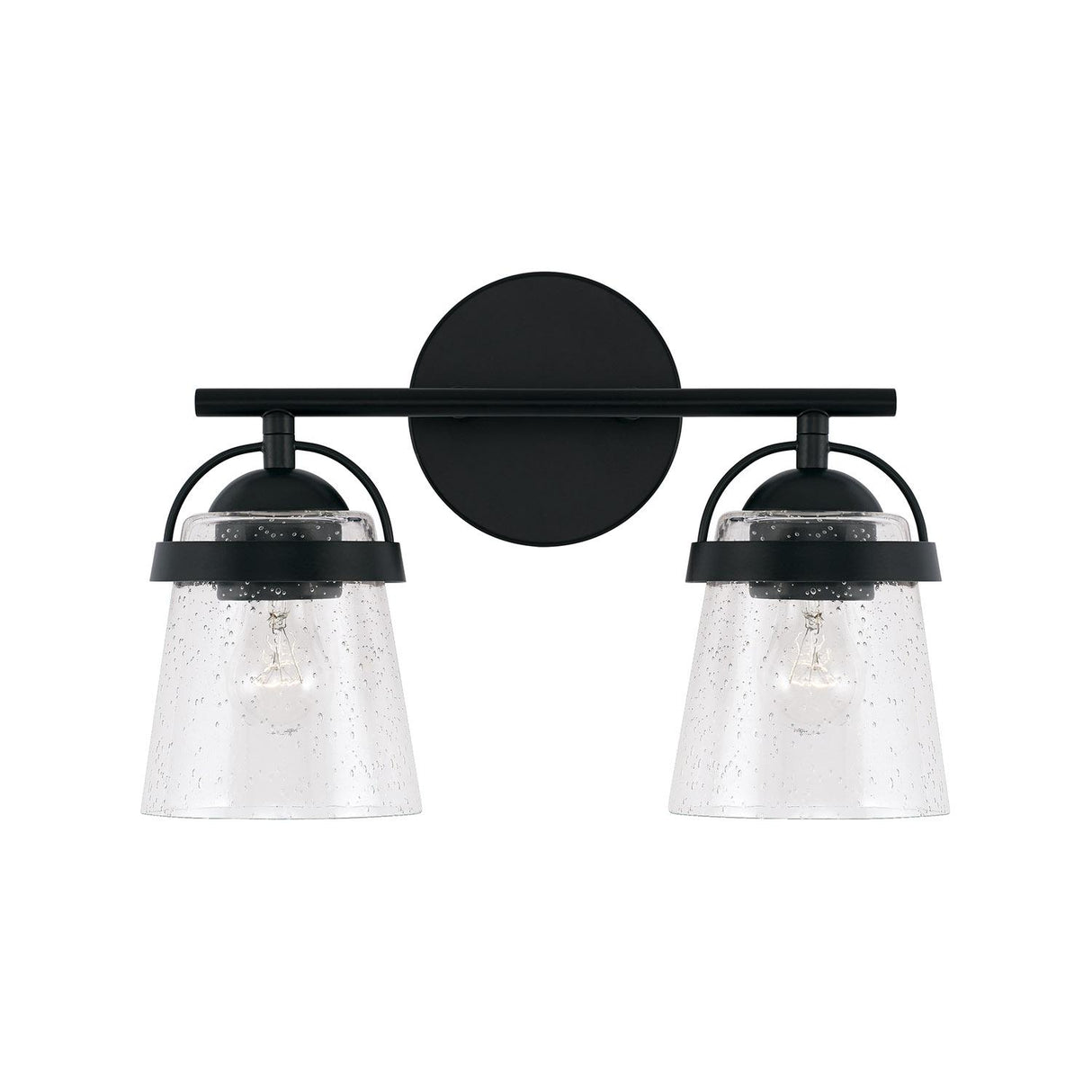 Capital Lighting 147021MB-534 Madison 2 Light Vanity Matte Black