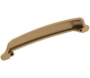 Amerock Cabinet Cup Pull Champagne Bronze 5-1/16 inch (128 mm) Center-to-Center Stature 1 Pack Drawer Pull Cabinet Handle Cabinet Hardware