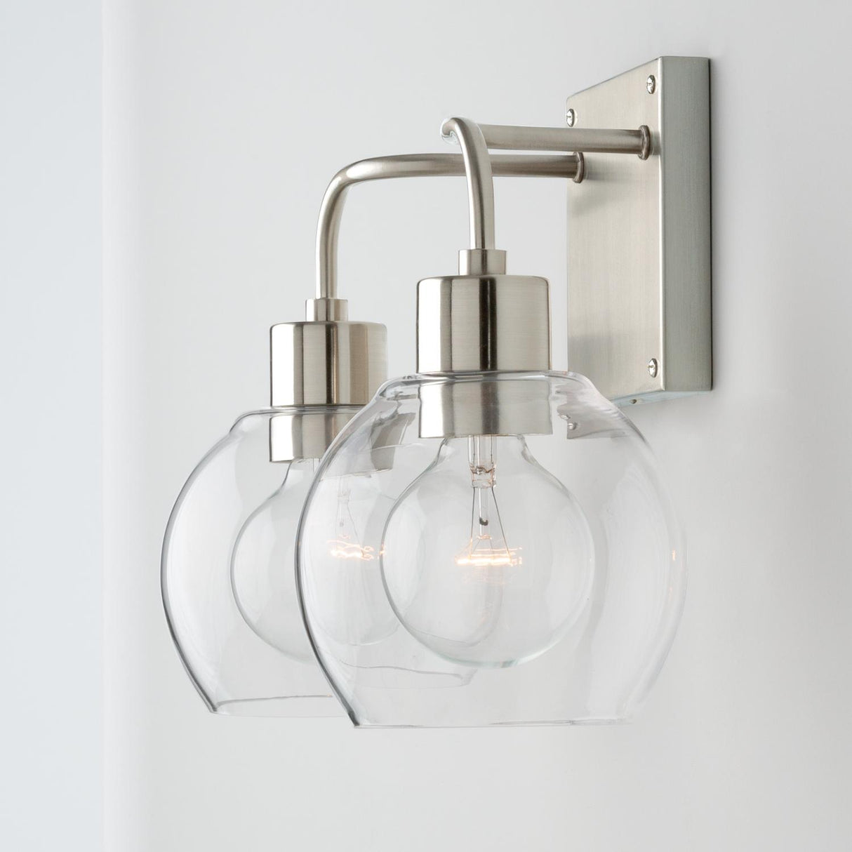 Capital Lighting 120021BN-426 Tanner 2 Light Vanity Brushed Nickel