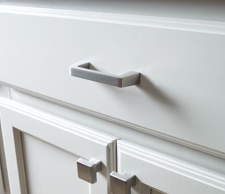 Amerock Cabinet Pull Satin Nickel 3 inch (76 mm) Center to Center Blackrock 1 Pack Drawer Pull Drawer Handle Cabinet Hardware
