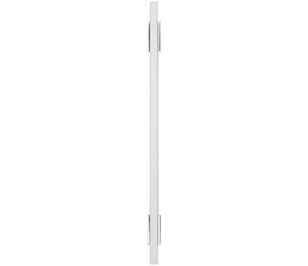 Amerock Cabinet Pull Polished Chrome/White 7-9/16 inch (192 mm) Center to Center Urbanite 1 Pack Drawer Pull Drawer Handle Cabinet Hardware