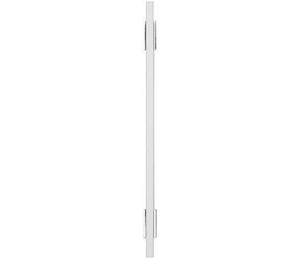 Amerock Cabinet Pull Polished Chrome/White 7-9/16 inch (192 mm) Center to Center Urbanite 1 Pack Drawer Pull Drawer Handle Cabinet Hardware