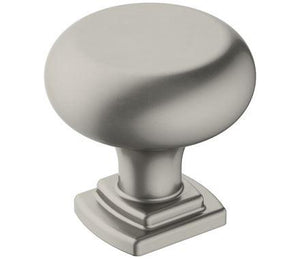 Amerock Cabinet Knob Satin Nickel 1-1/4 inch (32 mm) Diameter Surpass 1 Pack Drawer Knob Cabinet Hardware