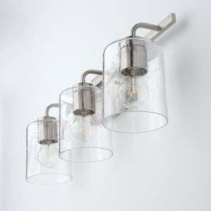 Capital Lighting 128531BN-449 Greyson 3 Light Vanity Brushed Nickel