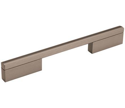 Amerock Cabinet Pull Black Brushed Nickel 6-5/16 inch (160 mm) Center to Center Separa 1 Pack Drawer Pull Drawer Handle Cabinet Hardware