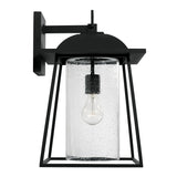 Capital Lighting 943613BK Durham 1 Light Outdoor Wall Lantern Black