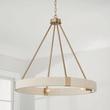 Capital Lighting 449841MA Delaney 4 Light Chandelier Matte Brass