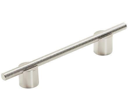 Amerock Cabinet Pull Polished Nickel 5-1/16 inch (128 mm) Center to Center Transcendent 1 Pack Drawer Pull Drawer Handle Cabinet Hardware