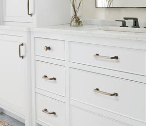 Amerock Cabinet Pull Graphite 3-3/4 inch (96 mm) Center to Center Westerly 1 Pack Drawer Pull Drawer Handle Cabinet Hardware