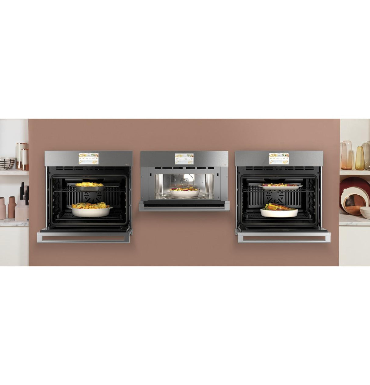 Café 30" Five In One Oven With 120v Advantium  Technology CSB913M2NS5