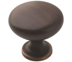 Amerock, Oil Rubbed Bronze 1-1/4 inch (32 mm) Diameter Edona 1 Pack Drawer Knob Cabinet Hardware