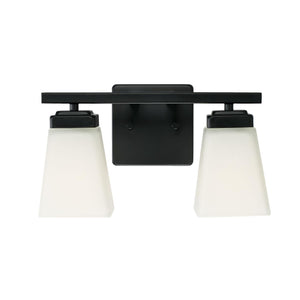 Capital Lighting 114421MB-334 Baxley 2 Light Vanity Matte Black