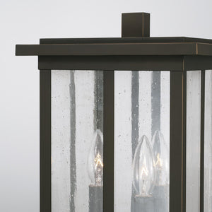 Capital Lighting 943835OZ Barrett 3 Light Outdoor Post Lantern Oiled Bronze