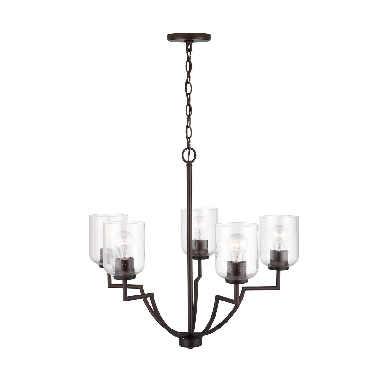 Capital Lighting 439351BZ-500 Carter 5 Light Chandelier Bronze