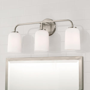 Capital Lighting 148831BN-542 Lawson 3 Light Vanity Brushed Nickel