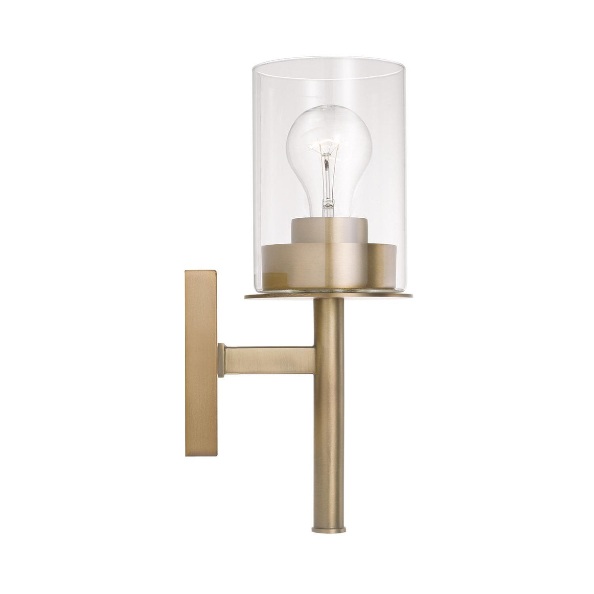 Capital Lighting 646811AD-532 Mason 1 Light Sconce Aged Brass