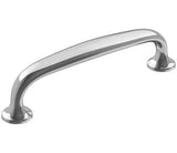 Amerock Cabinet Pull Polished Chrome 3-3/4 inch (96 mm) Center-to-Center Renown 1 Pack Drawer Pull Cabinet Handle Cabinet Hardware