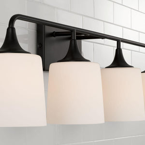 Capital Lighting 148941MB-541 Presley 4 Light Vanity Matte Black