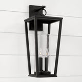 Capital Lighting 948131BK Elliott 3 Light Outdoor Wall Lantern Black