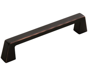 Amerock Cabinet Pull Oil Rubbed Bronze 5-1/16 inch (128 mm) Center to Center Blackrock 1 Pack Drawer Pull Drawer Handle Cabinet Hardware