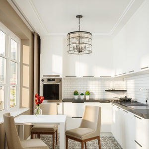 Capital Lighting 329441UG Colby 4 Light Pendant Urban Grey