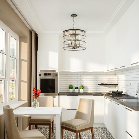 Capital Lighting 329441UG Colby 4 Light Pendant Urban Grey
