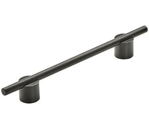 Amerock Cabinet Pull Matte Black 6-5/16 inch (160 mm) Center to Center Transcendent 1 Pack Drawer Pull Drawer Handle Cabinet Hardware