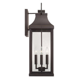 Capital Lighting 946441OZ Bradford 4 Light Outdoor Wall Lantern Oiled Bronze