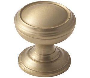 Amerock Cabinet Knob Golden Champagne 1-1/4 inch (32 mm) Diameter Revitalize 1 Pack Drawer Knob Cabinet Hardware