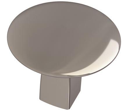 Amerock Cabinet Knob Polished Chrome 1-1/4 inch (32 mm) Diameter Riva 1 Pack Drawer Knob Cabinet Hardware