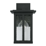 Capital Lighting 943811BK Barrett 1 Light Outdoor Wall Lantern Black