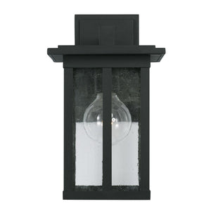 Capital Lighting 943811BK Barrett 1 Light Outdoor Wall Lantern Black