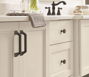 Amerock Cabinet Pull Matte Black 5-1/16 inch (128 mm) Center-to-Center Exceed 1 Pack Drawer Pull Cabinet Handle Cabinet Hardware