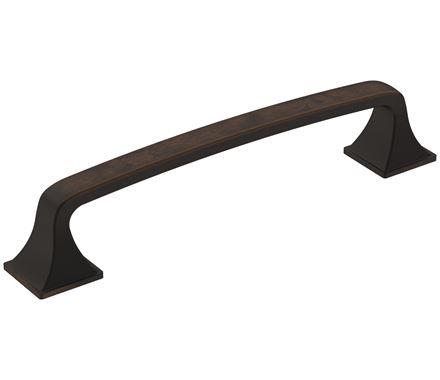 Amerock Cabinet Pull Oil Rubbed Bronze 5-1/16 inch (128 mm) Center-to-Center Ville 1 Pack Drawer Pull Cabinet Handle Cabinet Hardware