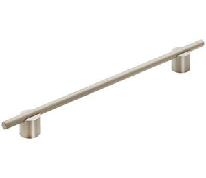 Amerock Cabinet Pull Silver Champagne 10-1/16 inch (256 mm) Center to Center Transcendent 1 Pack Drawer Pull Drawer Handle Cabinet Hardware