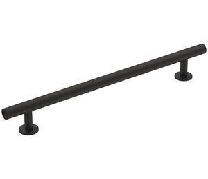 Amerock Cabinet Pull Matte Black 7-9/16 inch (192 mm) Center-to-Center Radius 1 Pack Drawer Pull Cabinet Handle Cabinet Hardware
