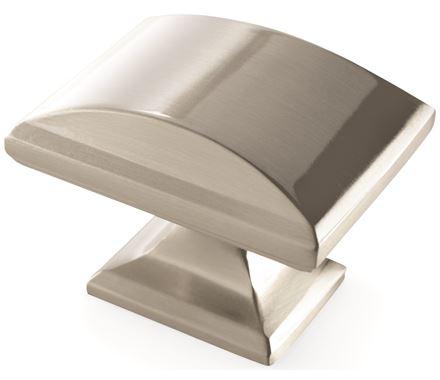 Amerock Cabinet Knob Satin Nickel 1-1/2 inch (38 mm) Length Candler 1 Pack Drawer Knob Cabinet Hardware