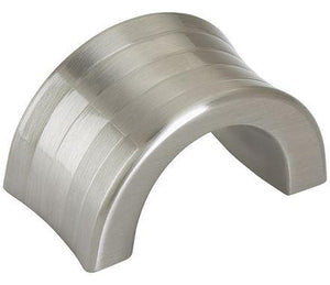 Amerock Cabinet Finger Pull Satin Nickel 1-1/4 inch (32 mm) Center to Center Concentric 1 Pack Drawer Pull Drawer Handle Cabinet Hardware