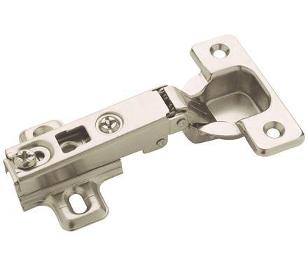 Amerock Cabinet Hinge 2-9/16 inch (65 mm) Length Hinge Nickel 2 Pack Self-Closing Hinge Concealed Hinge Cabinet Door Hinge