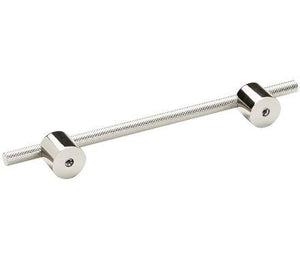 Amerock Cabinet Pull Polished Nickel 6-5/16 inch (160 mm) Center to Center Transcendent 1 Pack Drawer Pull Drawer Handle Cabinet Hardware