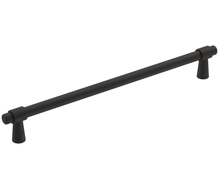 Amerock Cabinet Pull Matte Black 8-13/16 inch (224 mm) Center-to-Center Destine 1 Pack Drawer Pull Cabinet Handle Cabinet Hardware