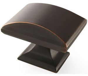 Amerock Cabinet Knob Oil Rubbed Bronze 1-1/2 inch (38 mm) Length Candler 1 Pack Drawer Knob Cabinet Hardware