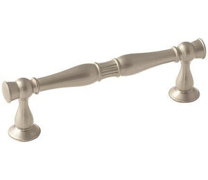 Amerock Cabinet Pull Satin Nickel 3-3/4 inch (96 mm) Center to Center Crawford 1 Pack Drawer Pull Drawer Handle Cabinet Hardware
