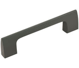 Amerock Cabinet Pull Matte Black 3-3/4 inch (96 mm) Center-to-Center Riva 1 Pack Drawer Pull Drawer Handle Cabinet Hardware