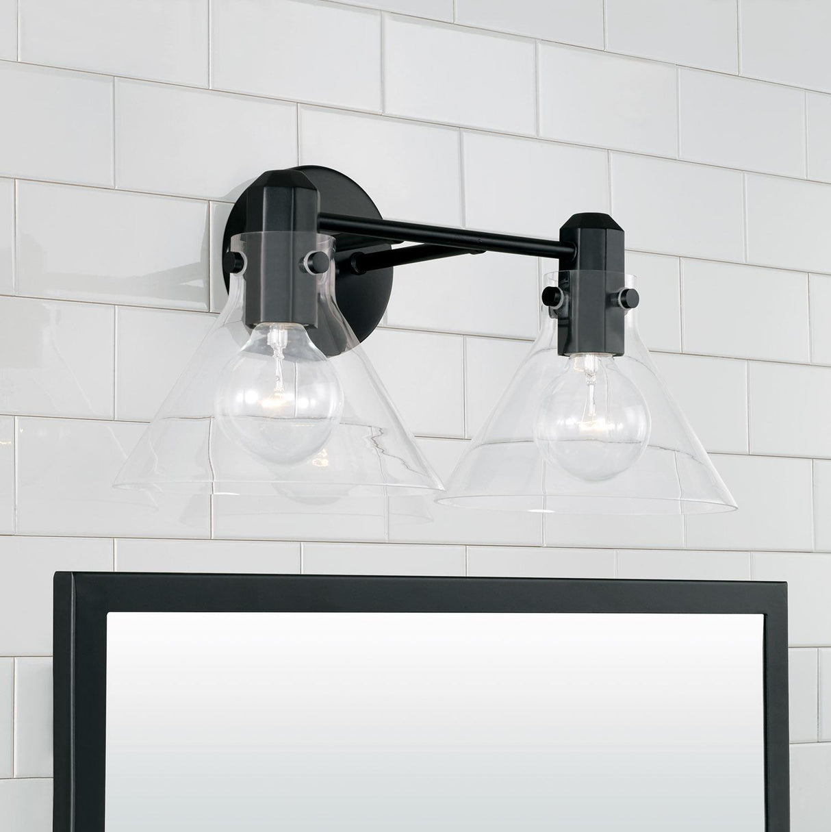 Capital Lighting 145821MB-528 Greer 2 Light Vanity Matte Black